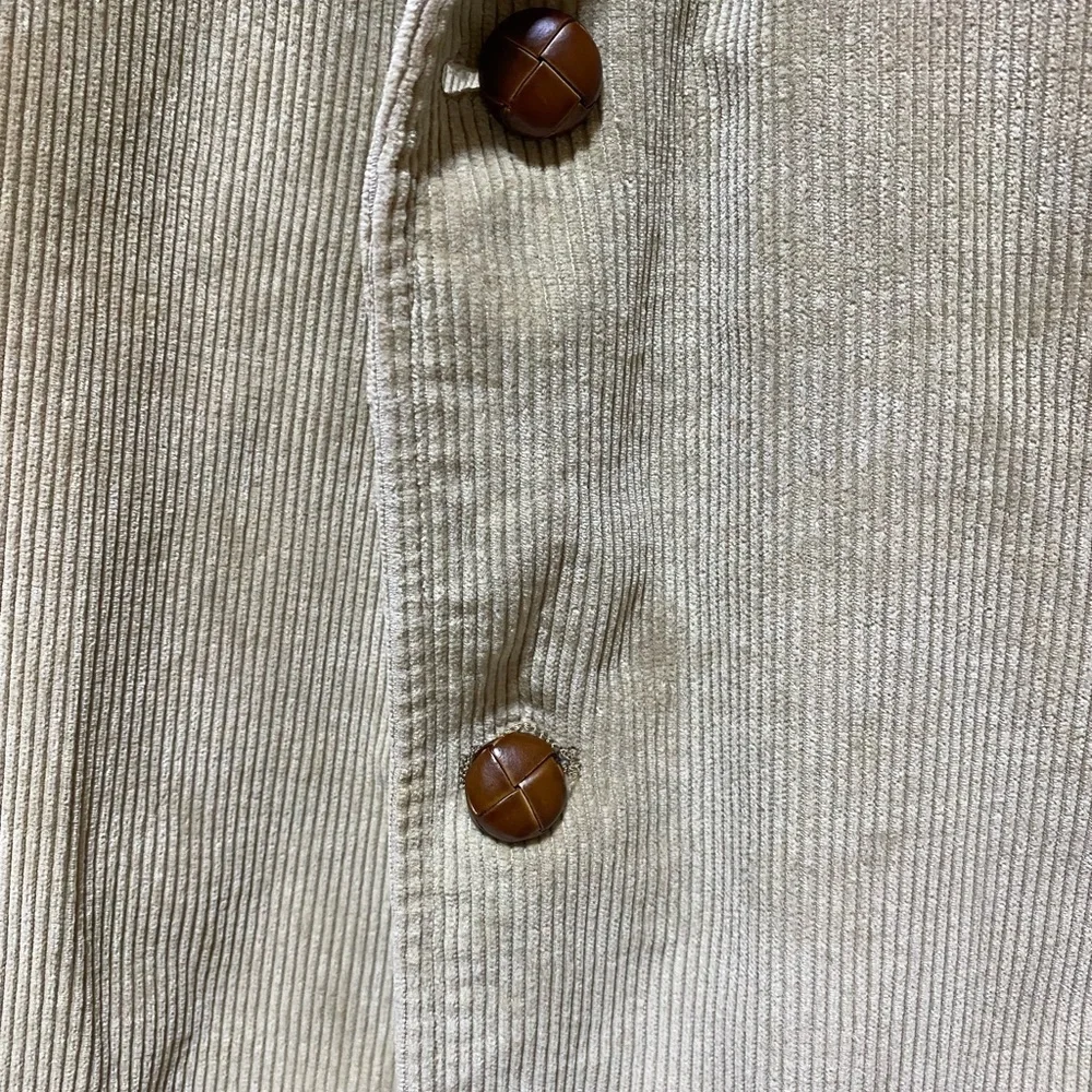 Brooks Brothers Vintage Mens Tan Corduroy Blazer, Flawed, Size 42R??